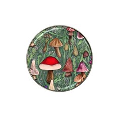 Fairycore Mushroom Forest Hat Clip Ball Marker by GardenOfOphir