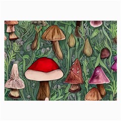 Fairycore Mushroom Forest Large Glasses Cloth by GardenOfOphir