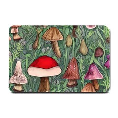 Fairycore Mushroom Forest Small Doormat by GardenOfOphir