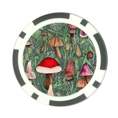 Fairycore Mushroom Forest Poker Chip Card Guard (10 Pack) by GardenOfOphir