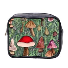 Fairycore Mushroom Forest Mini Toiletries Bag (two Sides) by GardenOfOphir