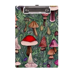 Fairycore Mushroom Forest A5 Acrylic Clipboard by GardenOfOphir