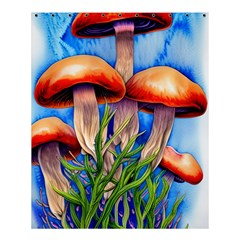 Garden Mushrooms In A Flowery Craft Shower Curtain 60  X 72  (medium)  by GardenOfOphir