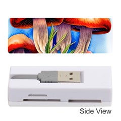 Garden Mushrooms In A Flowery Craft Memory Card Reader (stick) by GardenOfOphir