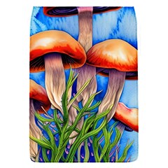 Garden Mushrooms In A Flowery Craft Removable Flap Cover (s) by GardenOfOphir