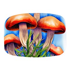 Garden Mushrooms In A Flowery Craft Mini Square Pill Box by GardenOfOphir