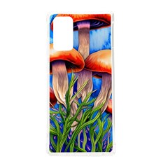 Garden Mushrooms In A Flowery Craft Samsung Galaxy Note 20 Tpu Uv Case by GardenOfOphir