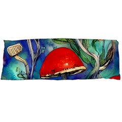 Woodsy Mushroom Forest Foraging Body Pillow Case (dakimakura) by GardenOfOphir