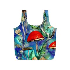 Woodsy Mushroom Forest Foraging Full Print Recycle Bag (s)