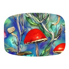 Woodsy Mushroom Forest Foraging Mini Square Pill Box by GardenOfOphir