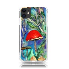 Woodsy Mushroom Forest Foraging Iphone 11 Tpu Uv Print Case by GardenOfOphir