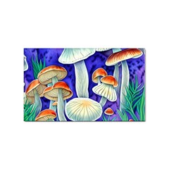 Farmcore Mushroom Foraging In A Forrest Sticker Rectangular (10 Pack) by GardenOfOphir