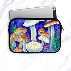 Farmcore Mushroom Foraging In A Forrest Apple Ipad Mini Zipper Cases by GardenOfOphir