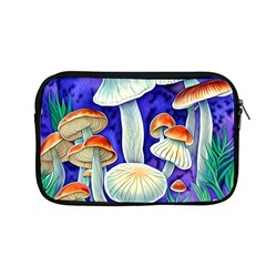 Farmcore Mushroom Foraging In A Forrest Apple Macbook Pro 13  Zipper Case by GardenOfOphir