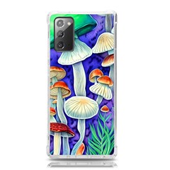 Farmcore Mushroom Foraging In A Forrest Samsung Galaxy Note 20 Tpu Uv Case by GardenOfOphir