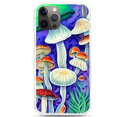 Farmcore Mushroom Foraging In A Forrest Iphone 12 Pro Max Tpu Uv Print Case by GardenOfOphir