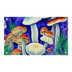 Farmcore Mushroom Foraging In A Forrest Banner And Sign 5  X 3  by GardenOfOphir