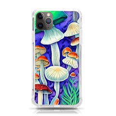 Farmcore Mushroom Foraging In A Forrest Iphone 11 Pro Max 6 5 Inch Tpu Uv Print Case by GardenOfOphir