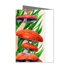 Fairycore Forest Mushroom Mini Greeting Cards (pkg Of 8) by GardenOfOphir