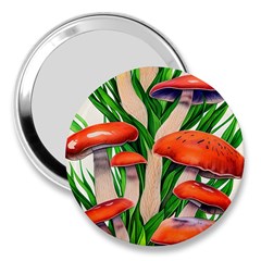 Fairycore Forest Mushroom 3  Handbag Mirrors by GardenOfOphir