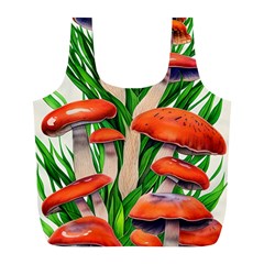 Fairycore Forest Mushroom Full Print Recycle Bag (l) by GardenOfOphir