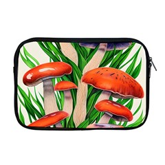 Fairycore Forest Mushroom Apple Macbook Pro 17  Zipper Case by GardenOfOphir