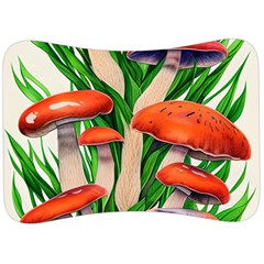 Fairycore Forest Mushroom Velour Seat Head Rest Cushion by GardenOfOphir