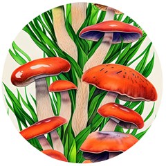 Fairycore Forest Mushroom Wooden Bottle Opener (round) by GardenOfOphir