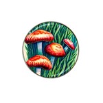 Enchanted Forest Mushroom Hat Clip Ball Marker (4 pack) Front