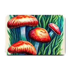 Enchanted Forest Mushroom Small Doormat by GardenOfOphir