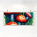 Enchanted Forest Mushroom Hand Towel Front