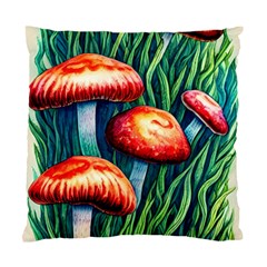 Enchanted Forest Mushroom Standard Cushion Case (two Sides) by GardenOfOphir