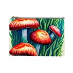 Enchanted Forest Mushroom Cosmetic Bag (Large) Front