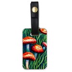 Enchanted Forest Mushroom Luggage Tag (one side) Front