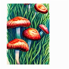 Enchanted Forest Mushroom Large Garden Flag (two Sides) by GardenOfOphir