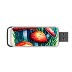 Enchanted Forest Mushroom Portable Usb Flash (one Side) by GardenOfOphir