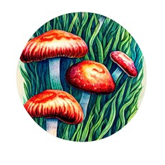 Enchanted Forest Mushroom Mini Round Pill Box (pack Of 3) by GardenOfOphir