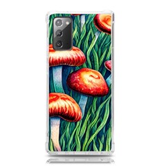 Enchanted Forest Mushroom Samsung Galaxy Note 20 Tpu Uv Case by GardenOfOphir