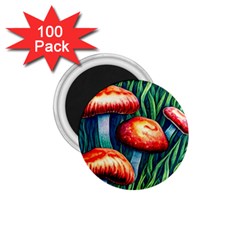 Enchanted Forest Mushroom 1 75  Magnets (100 Pack)  by GardenOfOphir