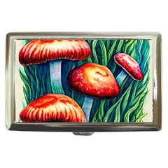 Enchanted Forest Mushroom Cigarette Money Case by GardenOfOphir