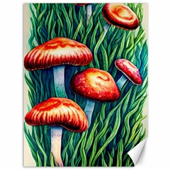 Enchanted Forest Mushroom Canvas 36  X 48  by GardenOfOphir