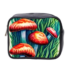 Enchanted Forest Mushroom Mini Toiletries Bag (two Sides) by GardenOfOphir