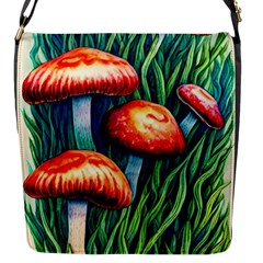 Enchanted Forest Mushroom Flap Closure Messenger Bag (s) by GardenOfOphir