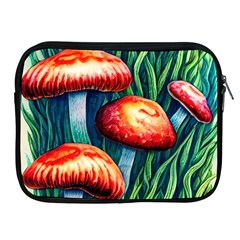 Enchanted Forest Mushroom Apple Ipad 2/3/4 Zipper Cases by GardenOfOphir