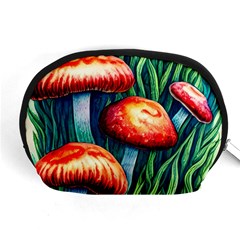 Enchanted Forest Mushroom Accessory Pouch (medium) by GardenOfOphir