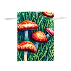 Enchanted Forest Mushroom Lightweight Drawstring Pouch (s) by GardenOfOphir