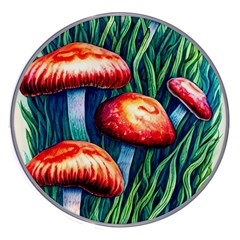 Enchanted Forest Mushroom Wireless Fast Charger(white) by GardenOfOphir