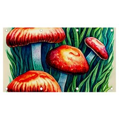 Enchanted Forest Mushroom Banner And Sign 7  X 4 