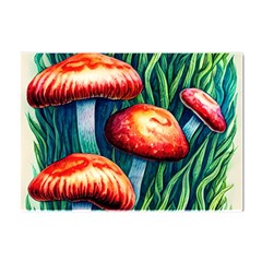 Enchanted Forest Mushroom Crystal Sticker (a4) by GardenOfOphir