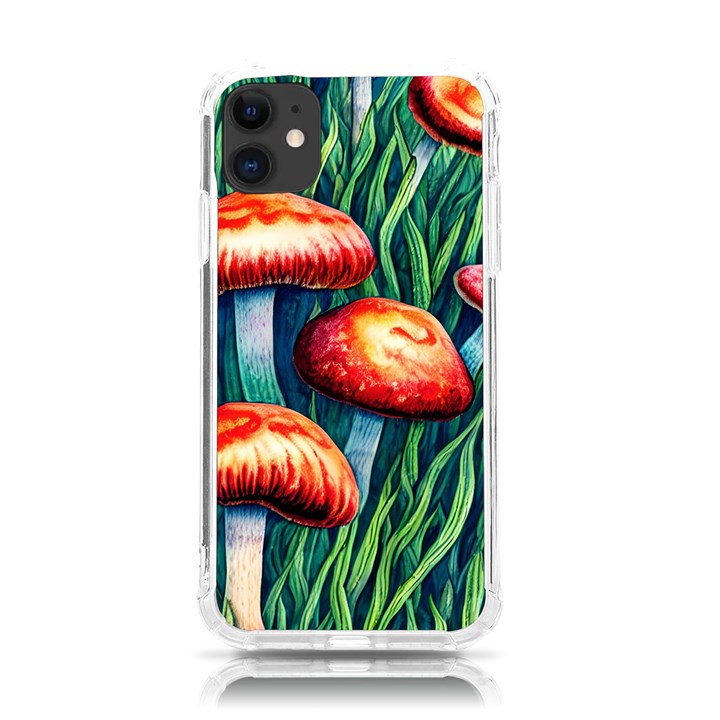 Enchanted Forest Mushroom iPhone 11 TPU UV Print Case